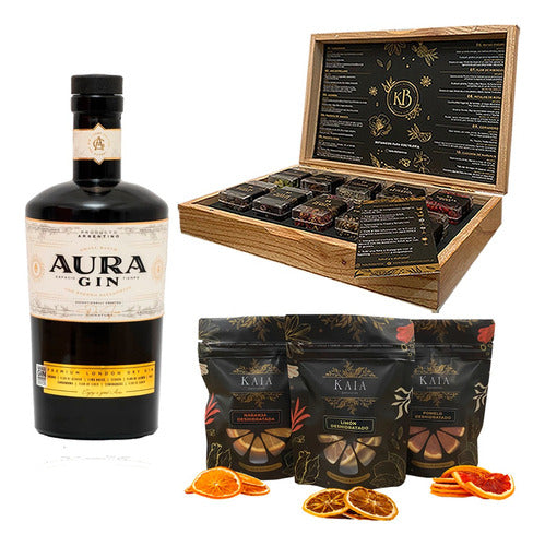 Aura Gin Kaia Gift Kit with 10 Premium Citrus Botanicals 0