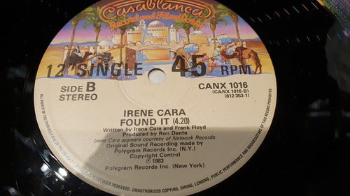 Irene Cara Flashdance What A Feeling (remix) Vinilo Uk 1983 1