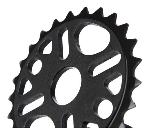 Kenli Plato Bmx 25t Aluminio ¡Freestyle Street Pro! C-206 Negro 4