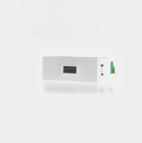 Cambre Modulo Cargador USB Blanco 5V 0,8A 6957 0