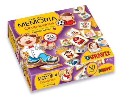 Memory Matching Game Occupations 50 Pieces in Duravit Box 1