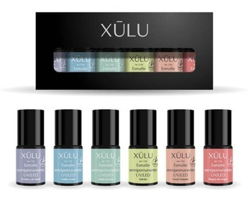 Xúlu Pastel Pop UV/LED Semi-Permanent Nail Polish X6 1