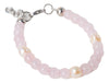 AMBAR ACCESORIOS Rose Quartz and River Pearl Healing Bracelet for Women 0