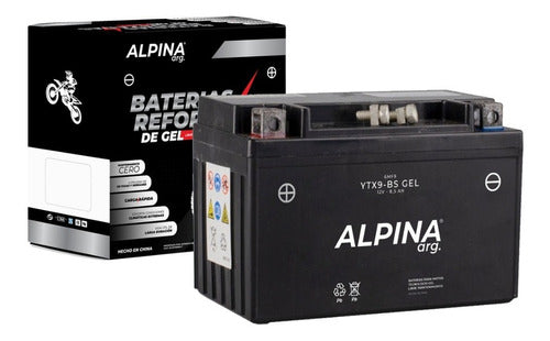 Alpina YTX9-BS Gel Battery for NS 200 Duke 0