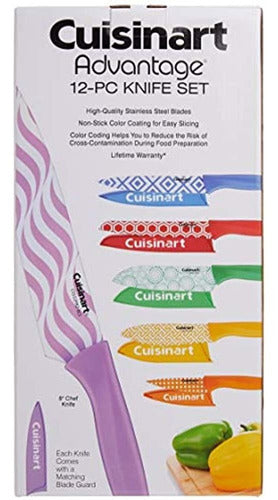 Cuisinart C5512PR2 Advantage Color Collection 12-Piece Cutlery Set 1