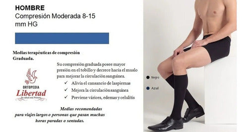 Men's Soft Compression 8-15mmHg Microfiber Stylo Socks 7