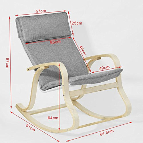 Hastian Fst15-dg, Cómoda Mecedora Relax, Sillón Relax Silla 2