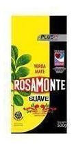 Rosamonte Yerba Plus Suave - Pack of 12 Units, 500g Each 0