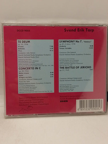 Svend Erik Trap Te Deum Etc Cd Nuevo 1