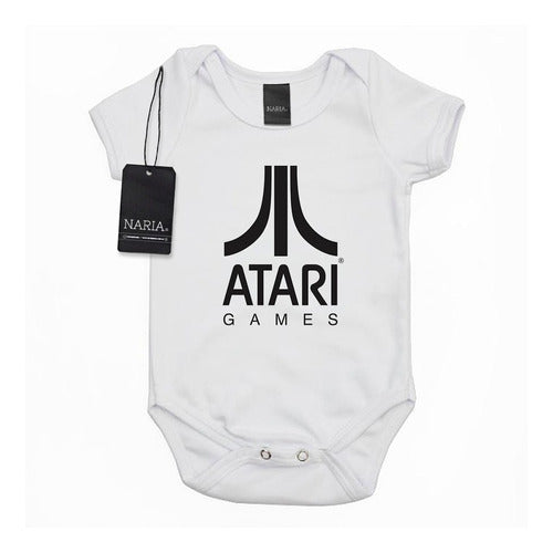 Baby Short Sleeve Bodysuit with Atari Art Logo - Maat1 0