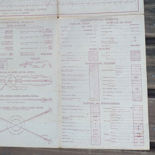 Rara Carta Aeronáutica - Iguassu Falls 3