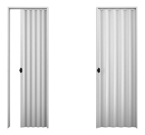 Plasbil Double Laminate Folding Door - Complete 2