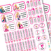 Barbie Personalized School Labels for Printing 0