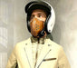 Tiendamoto Light Brown Leather Motorcycle Mask with Adjustments 0