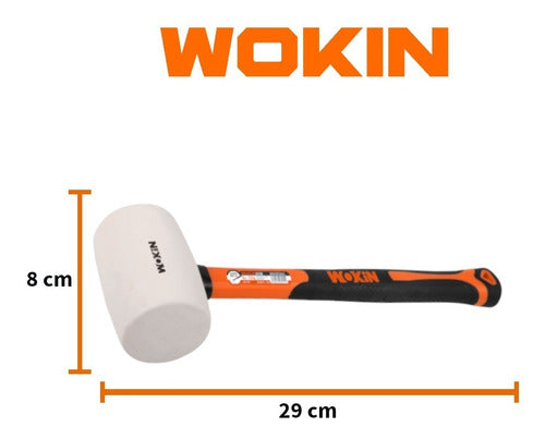 Wokin Industrial Natural Rubber Mallet with Fiberglass Handle 1