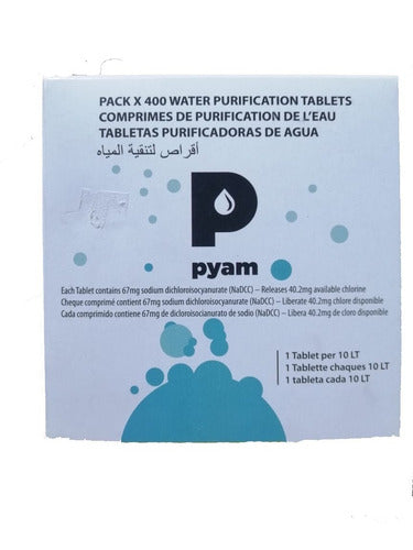 Pyam Purifying Tablets X 400 Tablets 10 Liters 0