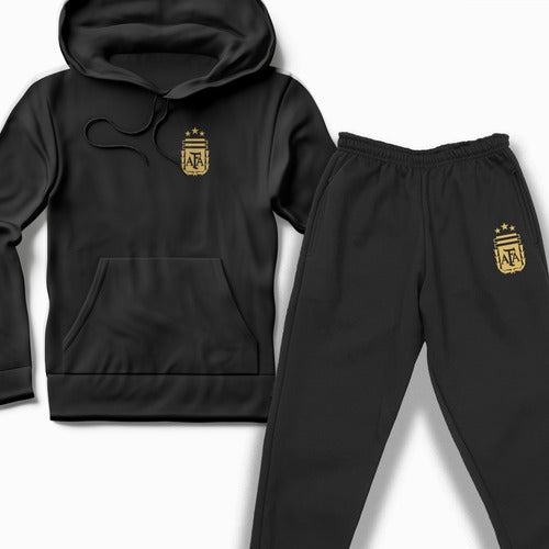 Kids' Argentina National Team Hoodie and Joggers Set 8