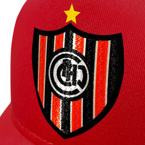 Mdt Cap Premium Chacarita Juniors Trucker Hat with Emblem 4