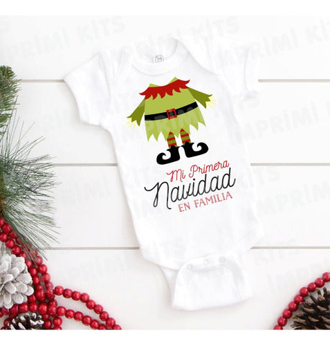 Plantillas Bodys Primer Navidad Bebés Remeras Diseños #4 2