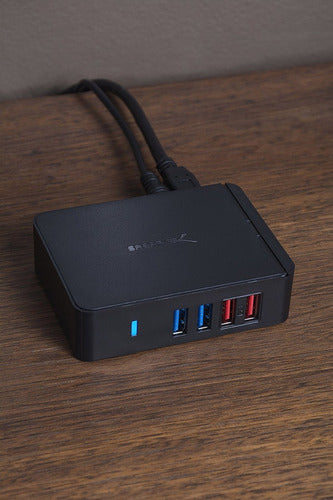 Sabrent 7-Port USB 3.0 Hub + 2 Charging Ports with 12V 4A Power Adapter 3