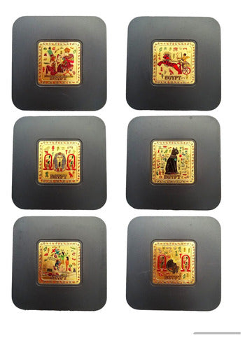 WAYRAPACHA Elegant Coaster Set of 6 / Non-slip / Square 4