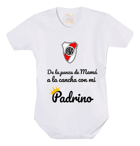 100% Cotton River Plate Baby Bodysuit Grandpa, Godfather Announcement Pregnancy 4