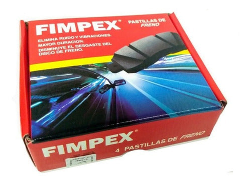 Fimpex Juego Pastillas De Freno 4 Ruedas Jeep Renegade 0