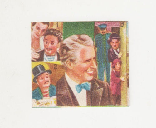 1954 Cine Tarjeta Charles Chaplin Unica De Uruguay Muy Raro 0