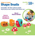 Recursos De Aprendizaje Snap-n-learn Shape Caracoles - 20 Pi 4