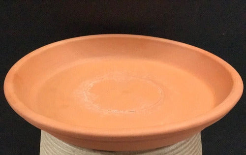 Blum 52cm Round Clay Plate for Flower Pot 2