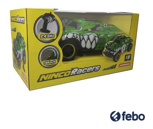 Ninco Remote Control Truck Monster Ninco Racers Croc Green 1