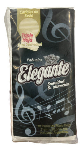 Elegante Pañuelos Papel Tissue Elegante Triple Hoja 1 Paquete 0