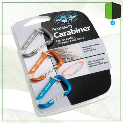 Sea to Summit Kit of 3 Carabiners Aluminium 23mm 1