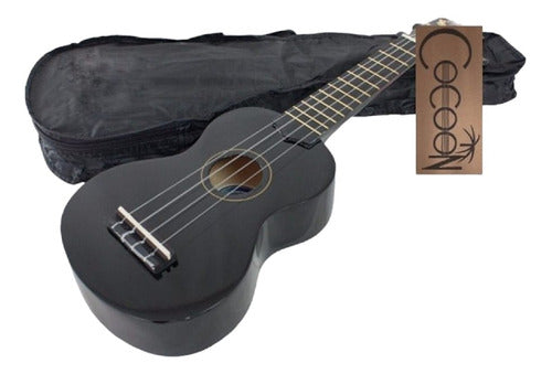 Cocoon Ukulele Soprano Red KUBW - BW - RD 0