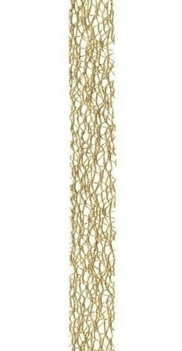 Cinta Metalica Artesanal Offray Cinta 78inch X 9feet Oro Met 0