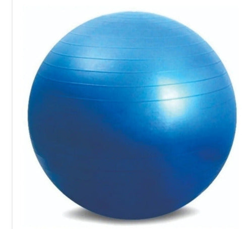 Pilates Ball with Yoga Mat & Manual Inflator 0