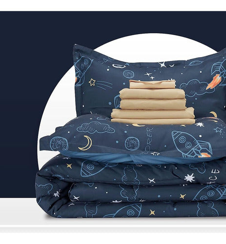 Sleep Zone Kids Full / Queen Size - 7 Piezas Super Cute & So 0