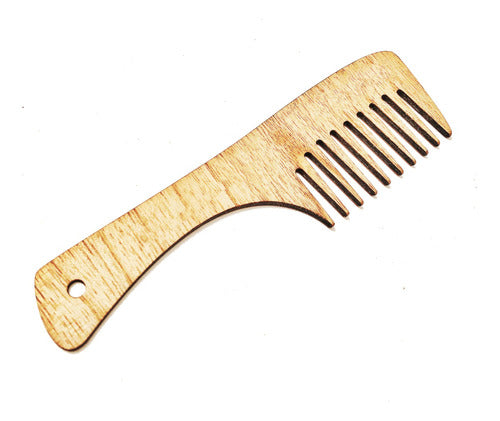 Lilium Anti-Frizz Wooden Comb - Pack of 50 Units 0