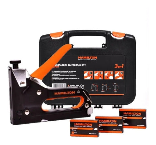 Engrapadora Clavadora Profesional 3 En 1 Hamilton Pepkit Kit 0