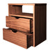 Sajo Modern Bedside Table with 2 Drawers - 2 Units 2