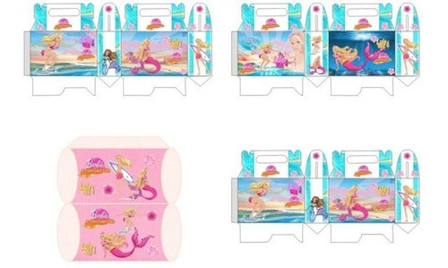 Barbie Mermaid Party Printable Kit 3x1 6