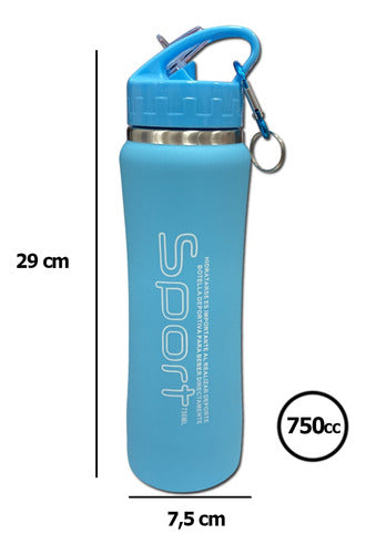 Thermal Sports Bottle 750ML with Silicone Spout 57