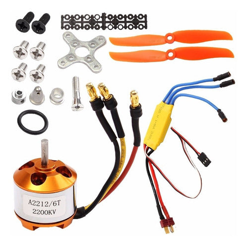 Kit Avion Rc Motor Variador Aspa Etc Ph Ventas 0