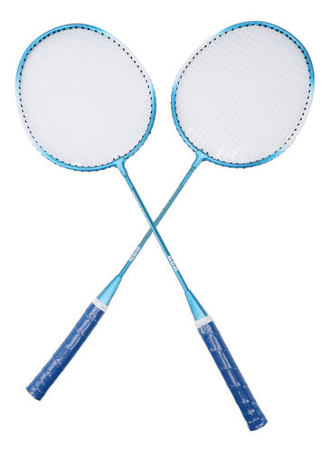 Conjunto Profissional De Raquetes De Badminton Com Área Aume 4