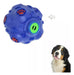 Dog Treat Dispensing Toy Ball With Sound 8 cm 1