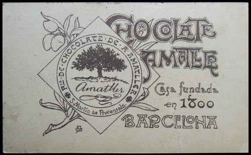 3 Cromos Barcelona. Chocolate Amatller. 1911. Serie N. 23094 1