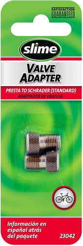 Slime Presta Valve to Schrader Adapter (Auto) - 2 Units 1