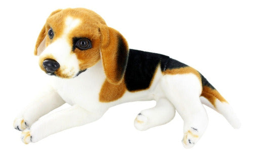 Jesonn Peluches Realistas Beagle Perros Juguetes De Peluche 0