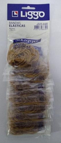 Liggo Elastic Bands Pack of 10 Bags x 12 Grams Each 1