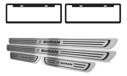 Splash Guards + Black License Plate Kit for Volkswagen Suran 0